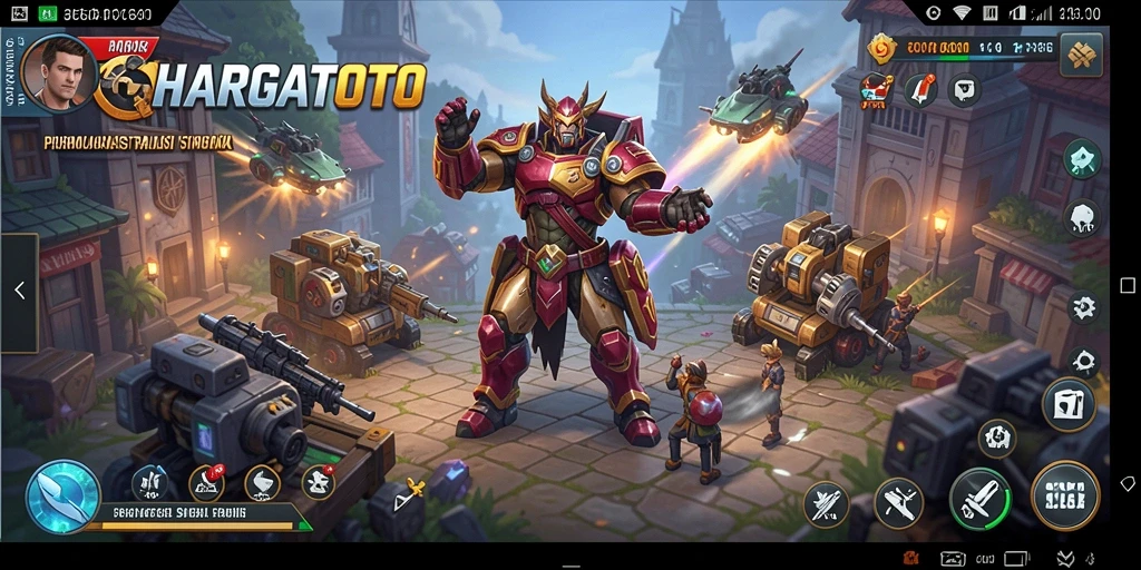 Tampilan gameplay HARGATOTO yang menarik dan dinamis