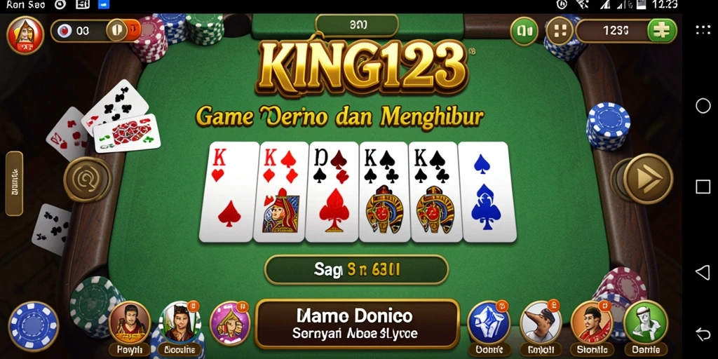 Tampilan gameplay <strong>KING123</strong> yang seru dan menarik.