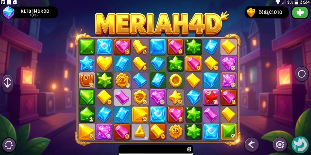 Tampilan gameplay MERIAH4D yang seru dan menantang.