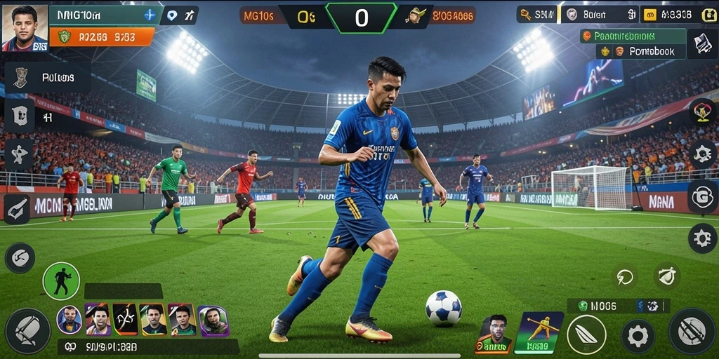 Tampilan antarmuka pengguna MG108 yang menarik saat bermain Sportsbook.