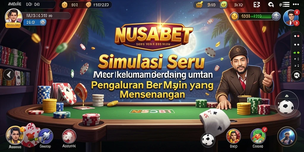 Menampilkan gameplay mendalam dari NUSABET yang menarik dan interaktif.
