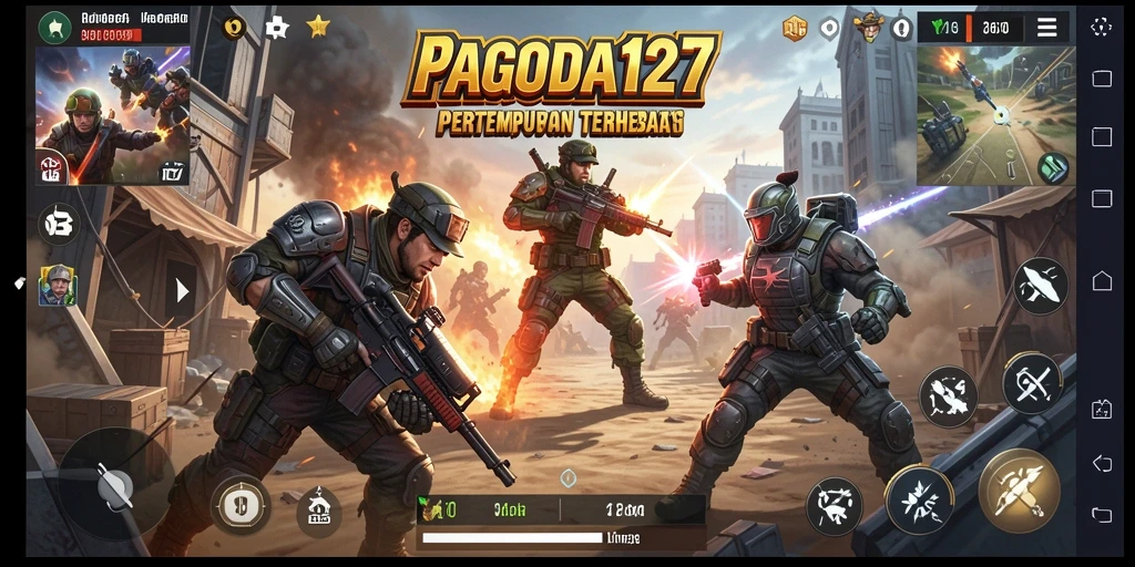 Tampilan gameplay seru dalam PAGODA127 yang penuh aksi.