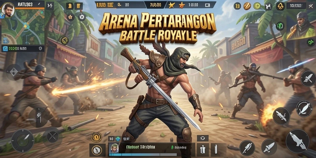 Tampilan epic dari pertempuran dalam RATU303.