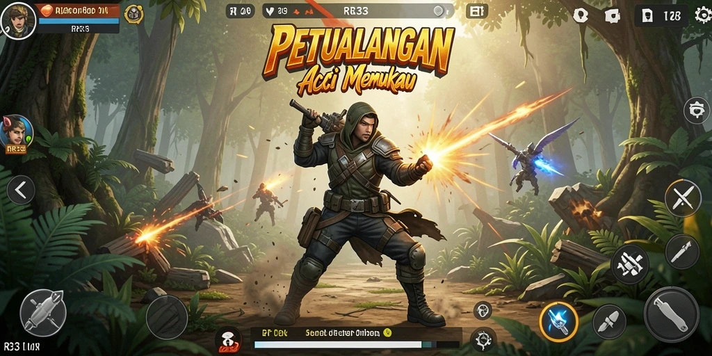 Tampilan seru gameplay RR33 dalam aksi menegangkan.