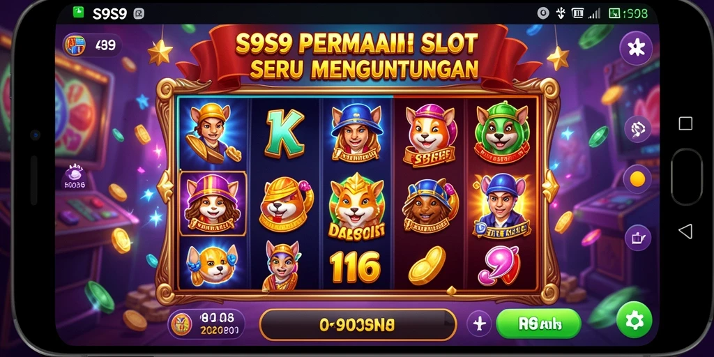 Tampilan gameplay S9S9 yang menarik dan penuh warna.