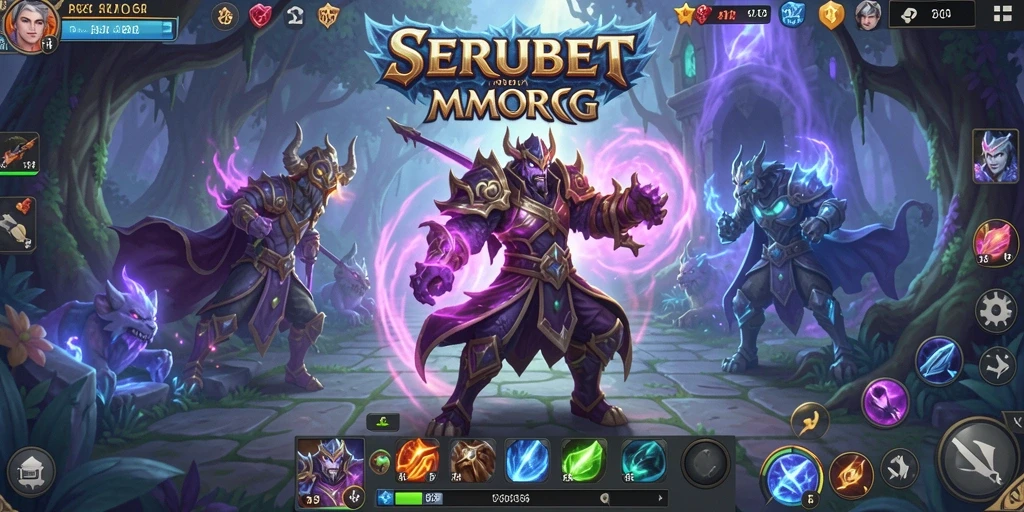 Tangkapan layar utama dari gameplay SERUBET yang menunjukkan aksi mendebarkan.