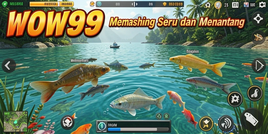 Tampilan gameplay WOW99 dengan pengalaman memancing yang mengesankan.